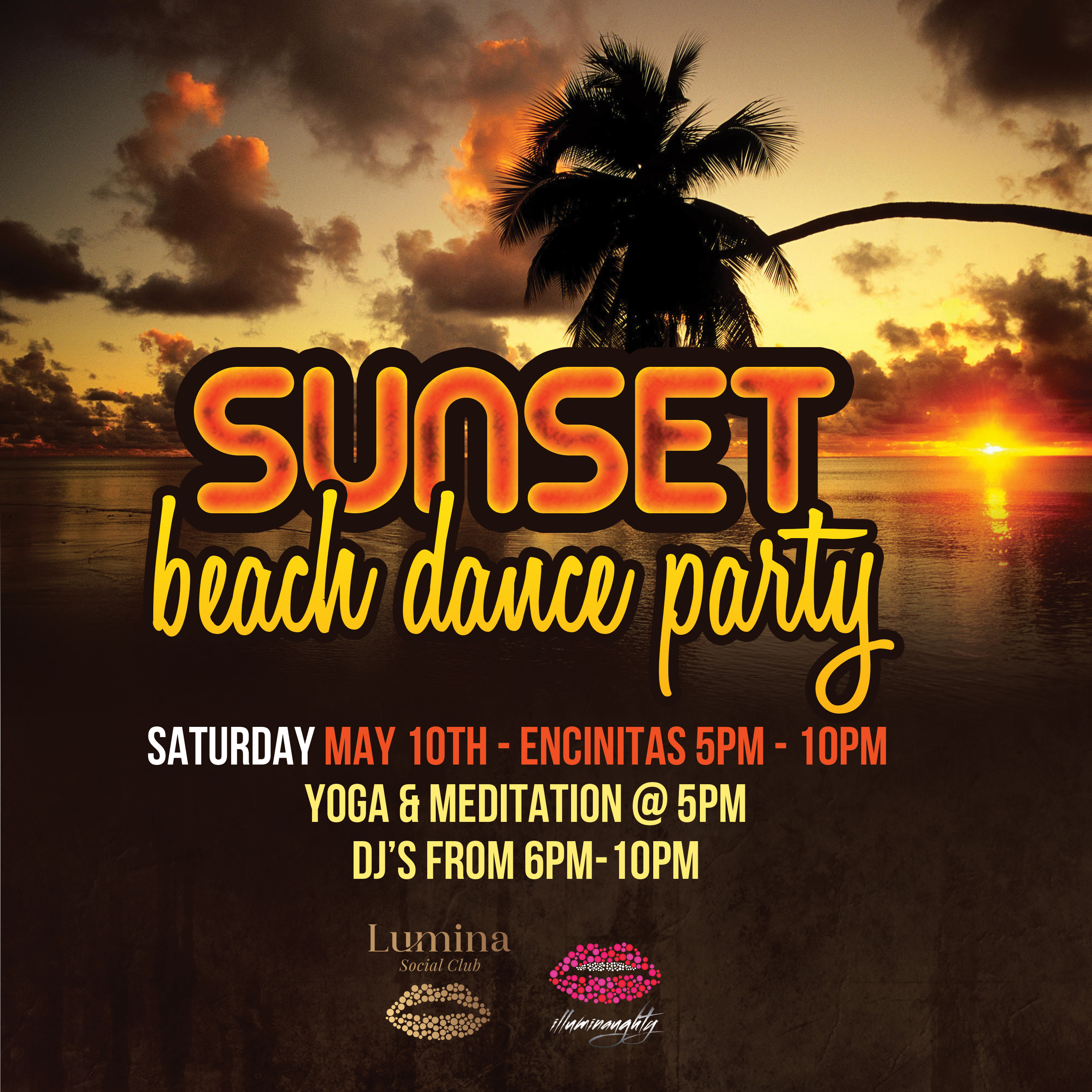 Sunset Beach Dance Party - San Diego, CA - 5/10/25