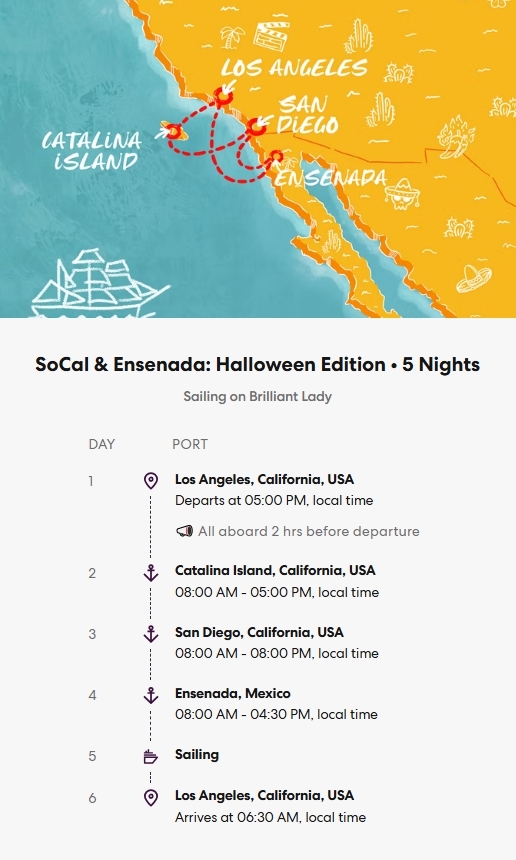Halloween Cruise Virgin Oct 24 itinerary cropped Illuminaughty Halloween Swinger Cruise 2026